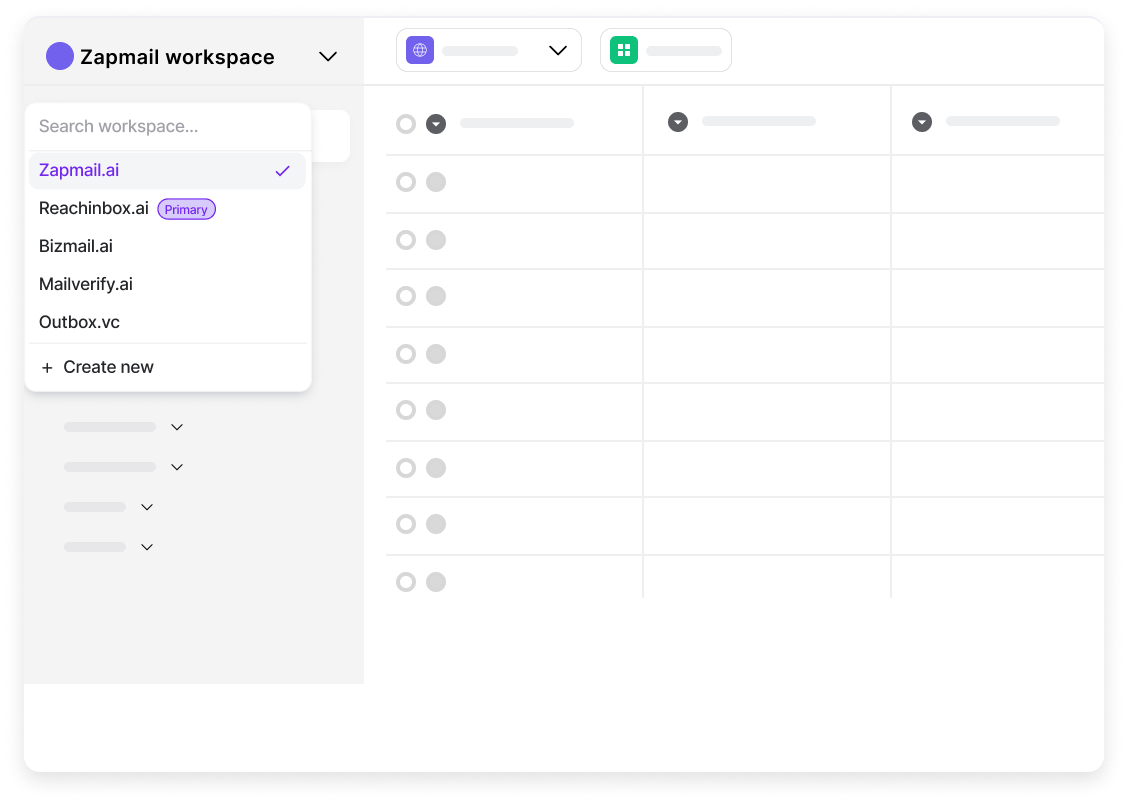 Separate Workspace Accounts