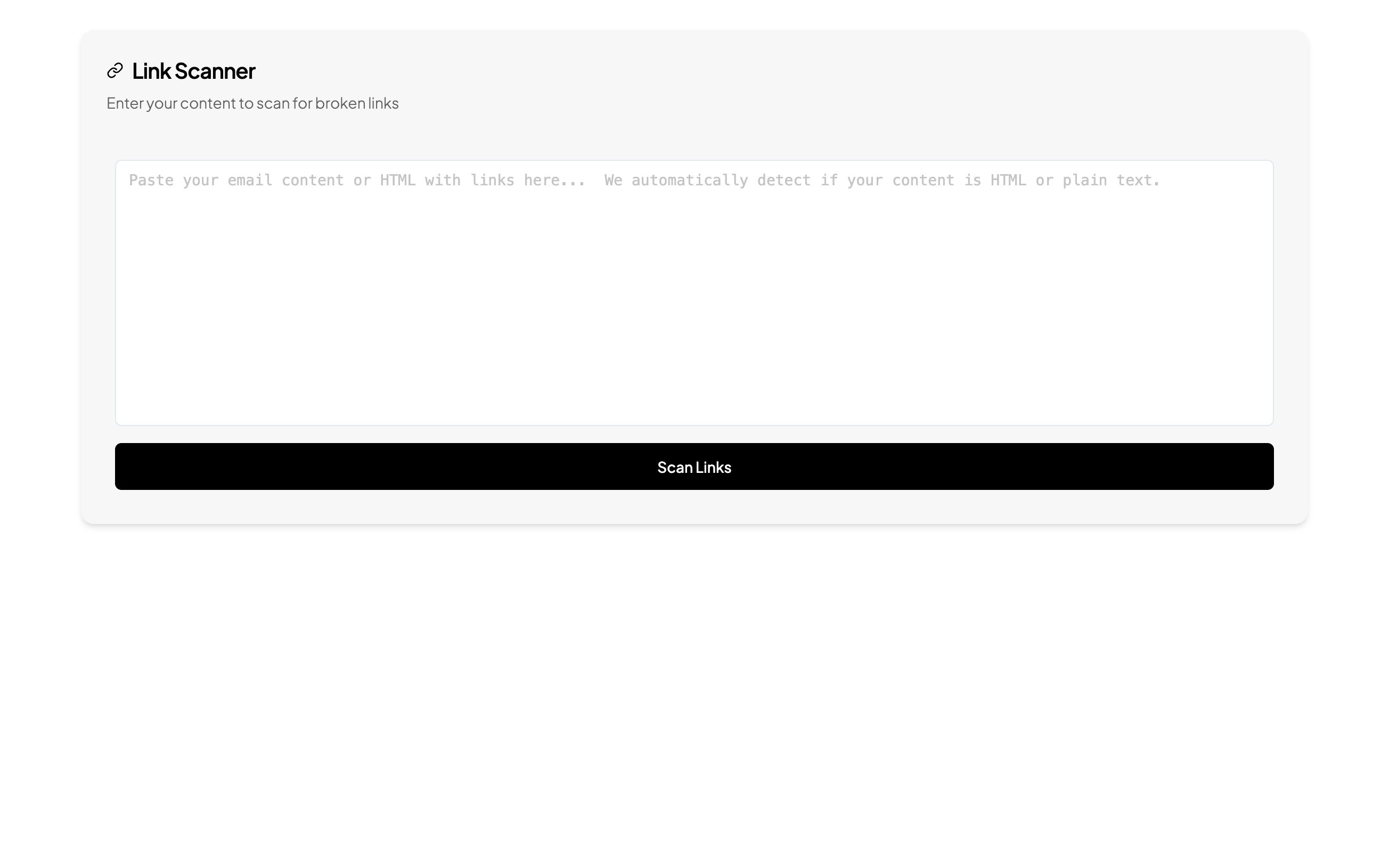 Broken Link Scanner screenshot