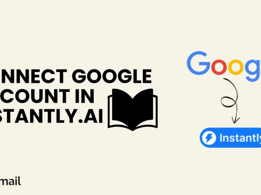 Connect Google Account in Instantly.ai