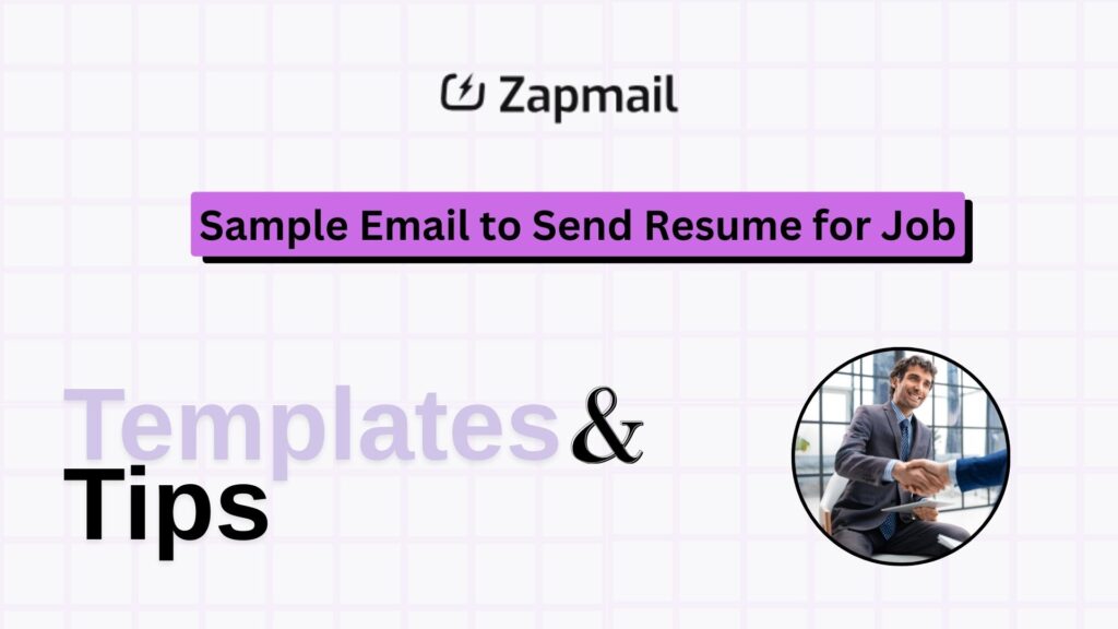 Sample Email to Send Resume for Job