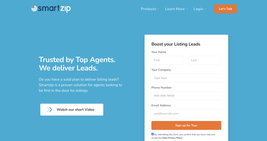 SmartZip: Predictive Analytics for Seller Leads