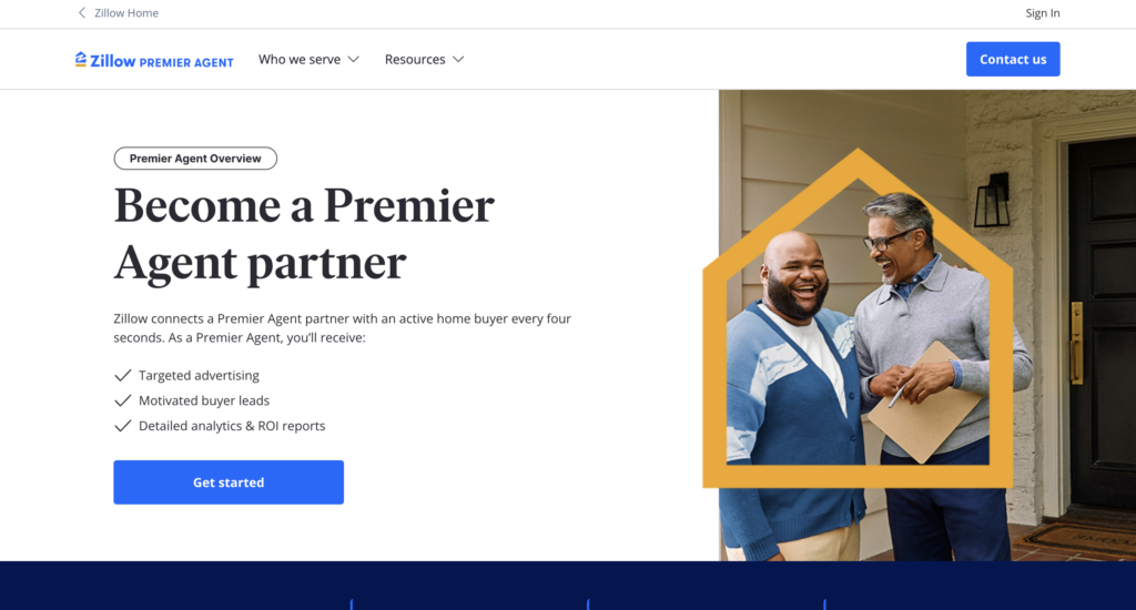 Zillow Premier Agent: Location-Based Buyer Leads