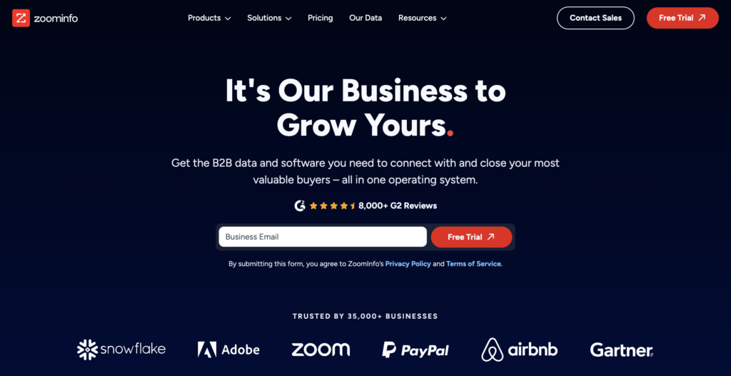 ZoomInfo: Advanced B2B Data Intelligence Platform