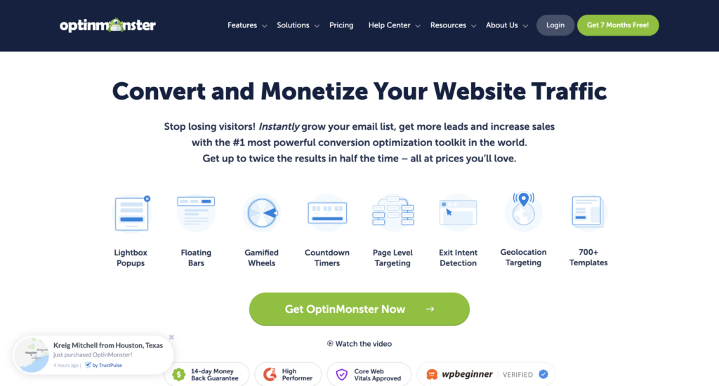 OptinMonster: Converting Visitors into Leads