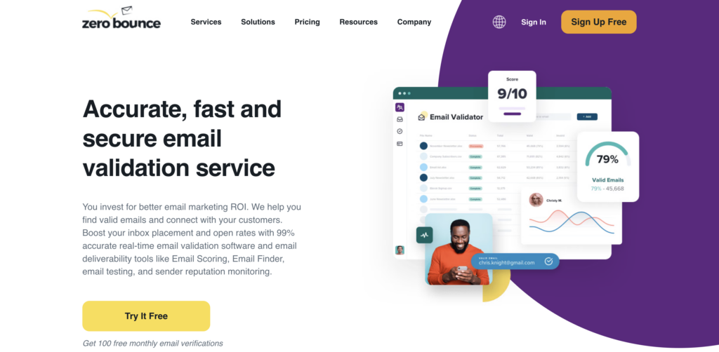ZeroBounce: Professional Email List Cleaning