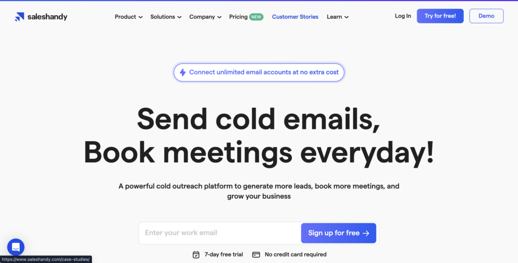 Saleshandy: Cold Email Outreach Tools