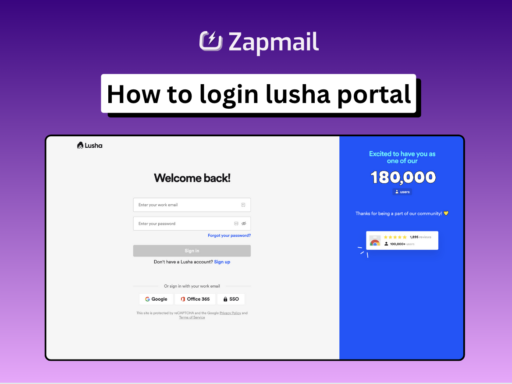 How to login lusha portal for lead generation