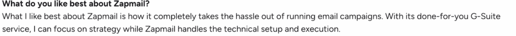Zapmail review about interface