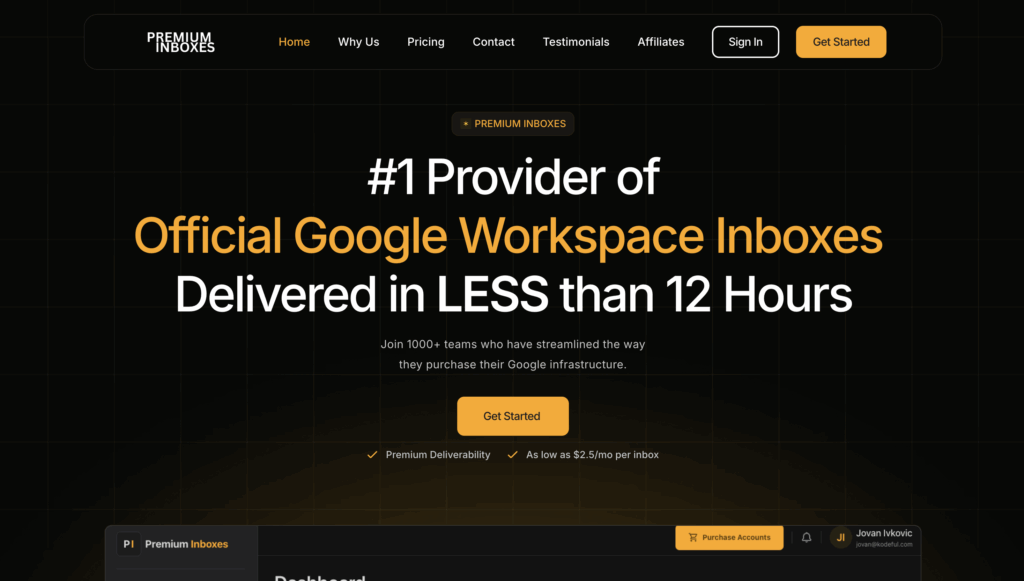 Premium Inboxes - Best Alternative to CheapInboxes for Google/Microsoft Accounts