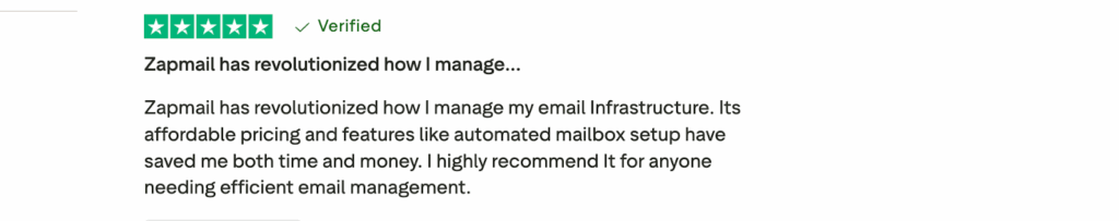 Zapmail user review on G2