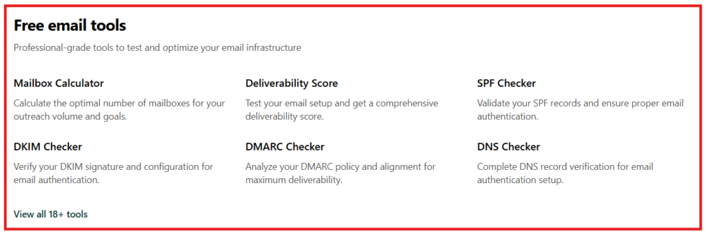 InboxKit free email tools